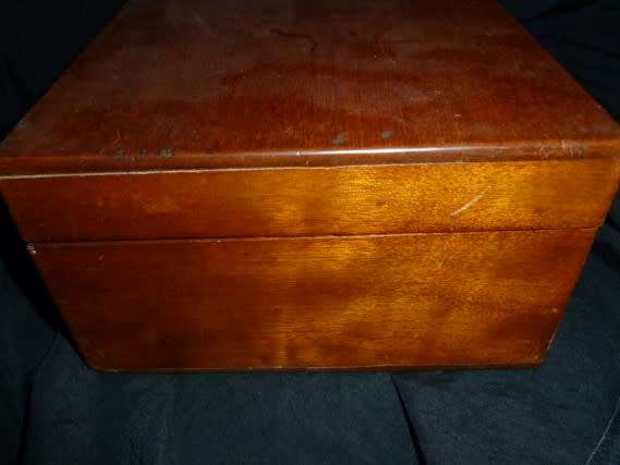Science Chemistry kit in wooden box