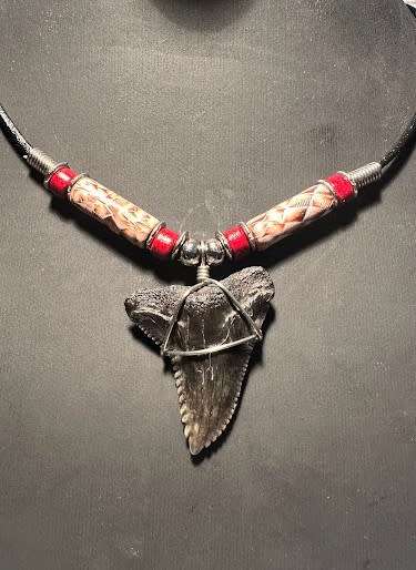 FOSSIL SHARK TOOTH PENDANT