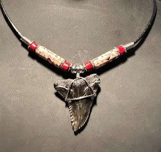 FOSSIL SHARK TOOTH PENDANT