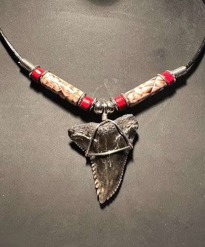 FOSSIL SHARK TOOTH PENDANT