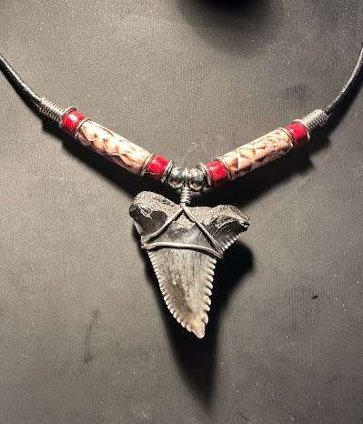 FOSSIL SHARK TOOTH PENDANT