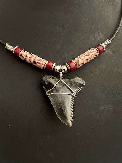 FOSSIL SHARK TOOTH PENDANT