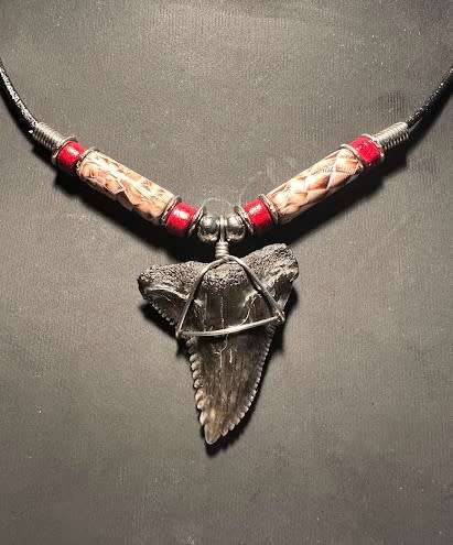 FOSSIL SHARK TOOTH PENDANT