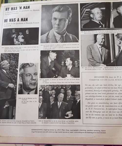 Hy was n man- Die Herdenkings album/ The Commemorative Album ( Hendrik Verwoerd)