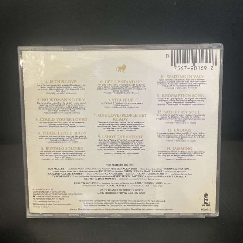 CD, Bob Marley and The Wailers- Legend