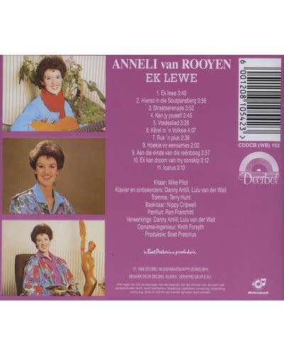 CD, Anneli Van Rooyen- Ek Lewe