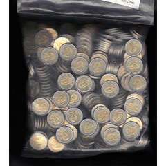 SEALED BAG - 400 x BRILLIANT UNC 2008 Nelson Mandela Birthday R5 Coins - KEPT SAFE SINCE RELEASED H