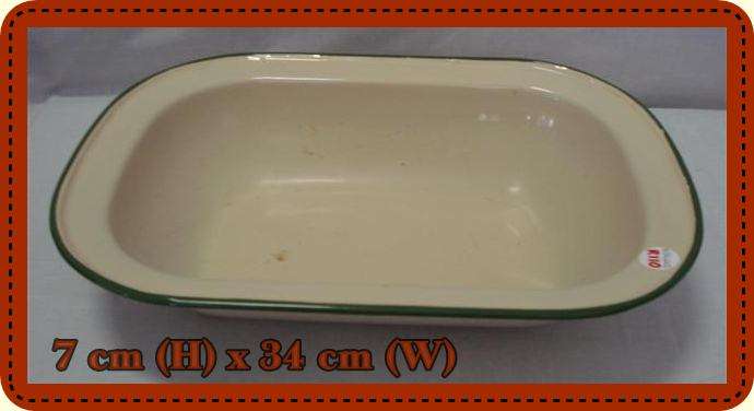 Vintage Enamel Oven Pan