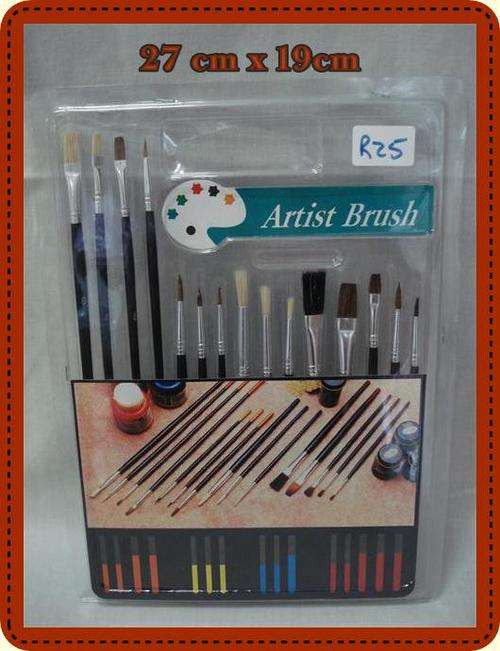 Flat/Round Artist Brushes