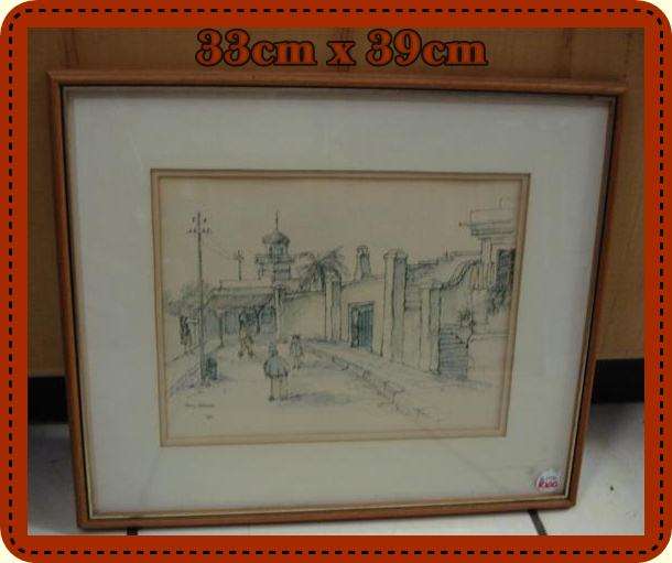 "Side Street "  85' Terry Niehauss Original Painting