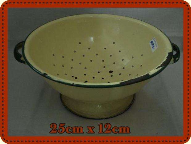 Vintage Enamel Strainer