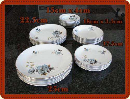 Swinnertons Ironstone Birthday Rose Dinner Set.