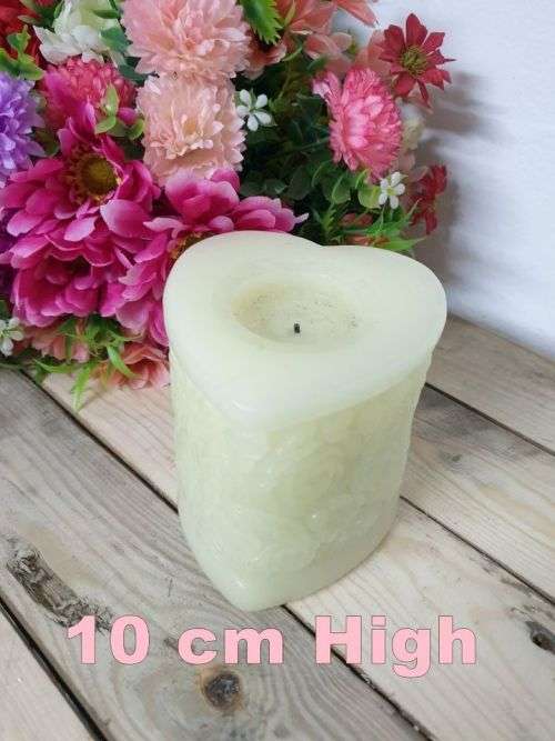 Battery Heart Candle