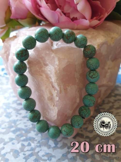 Firoza/Turquoise Crystal Stone Healing Beaded Bracelet
