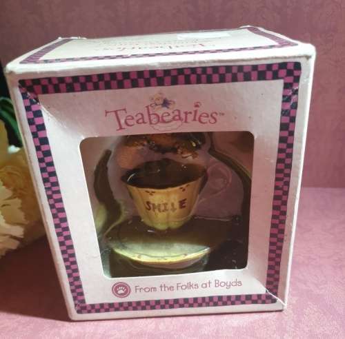 Collectable Teddy in Teacup Just for You