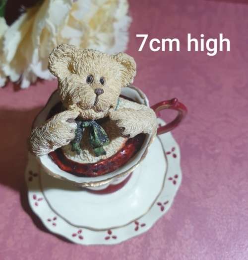 Collectable Teddy in Teacup Just for You