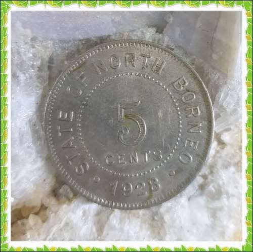 1928 State of North Borneo 5c