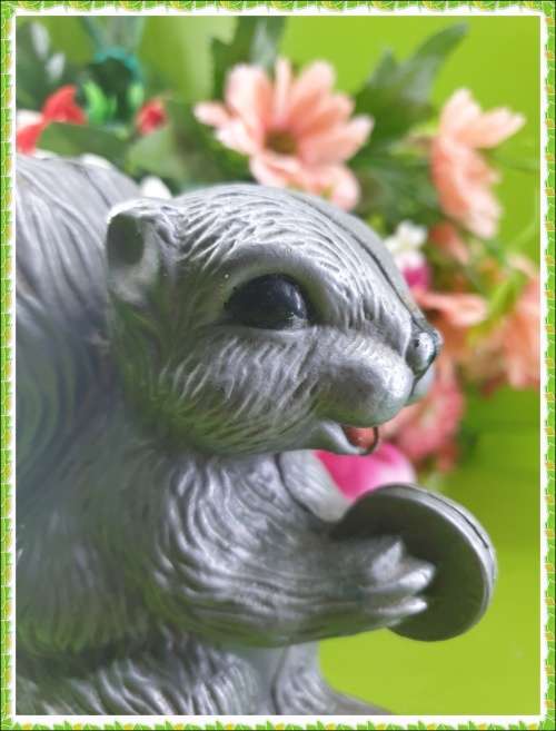 Collectable Plastic Squirrel Money Box