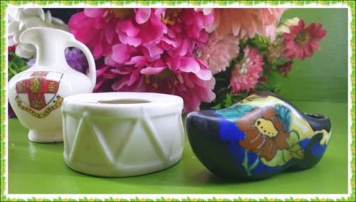 Trinklet Set, Bone China, Just for You  (Lot 7)