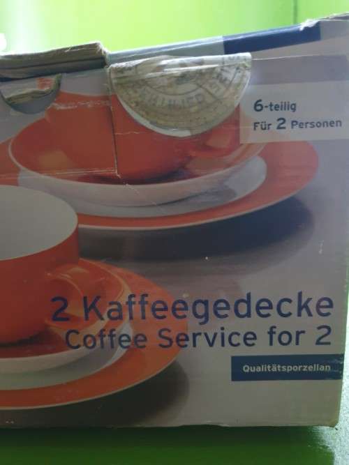 Two Tri Sets  German Coffee Sets (Orange)