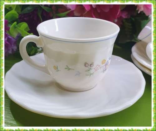 6 Vintage Acropal Espresso Set   LOT 1