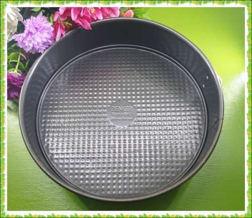 ZENKER SPRINGFORM FLAT BASE BLK