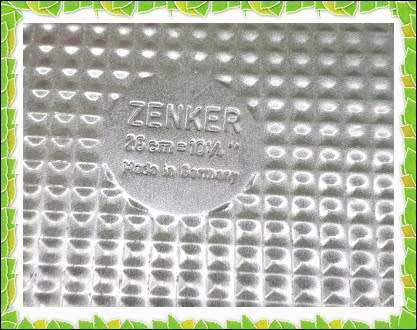 ZENKER SPRINGFORM FLAT BASE BLK