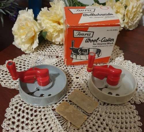 An Imra Germany Smyrna Work Wool Cutter (Two Cutters in Box)