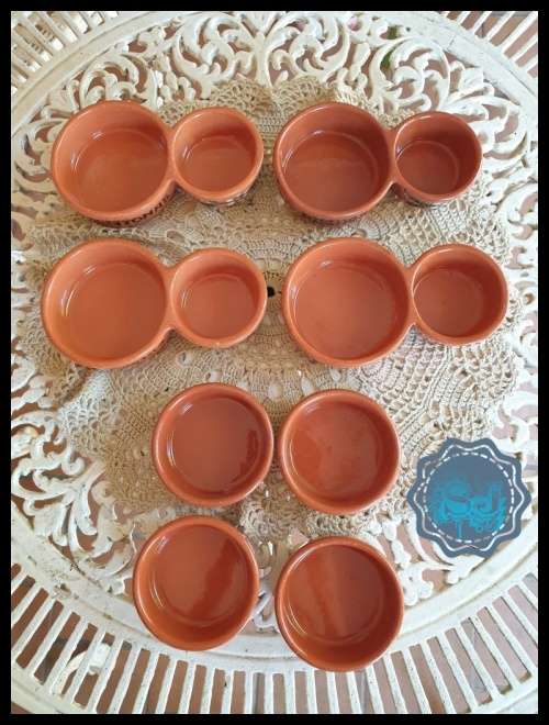 4 Joao Vasco. Vale Olive and Pip dishes and 4 Small Bowls