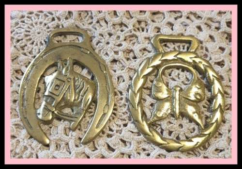 Brass Harness Horse Decoration
