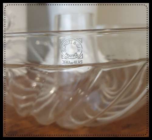 Schott and Gen Mainz Glass Bowl