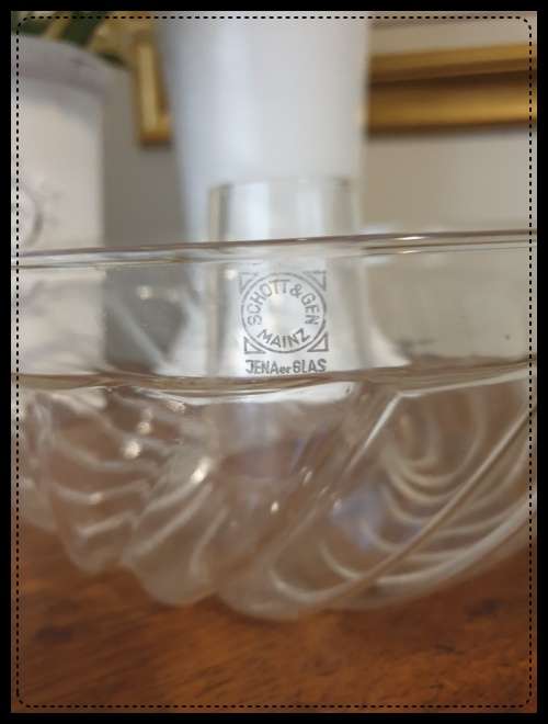 Schott and Gen Mainz Glass Bowl