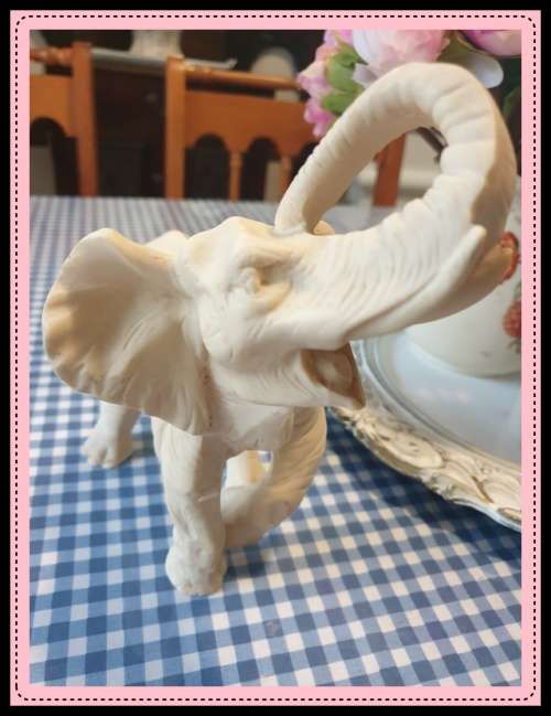 Elephant Ornament  (some kind of Resin)