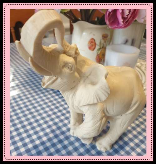 Elephant Ornament  (some kind of Resin)