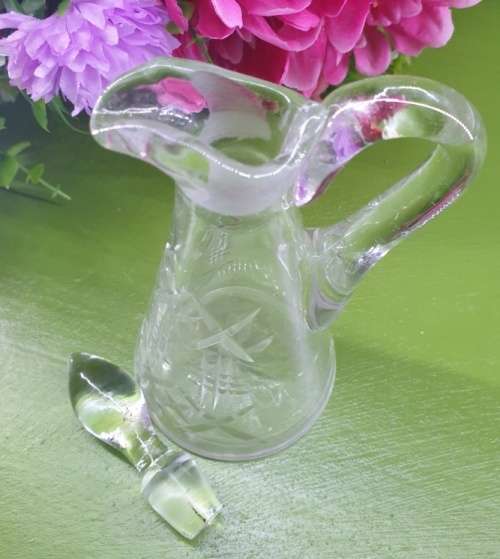 Stunning Little Crystal Pourer with Stopper