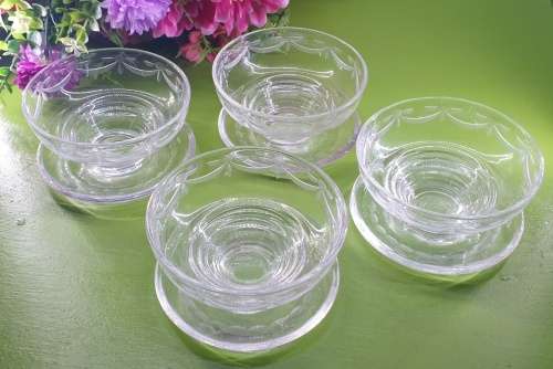 Stuart Crystal Desert Bowls (4) Just for You