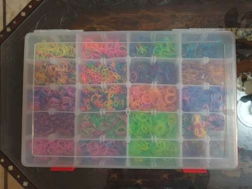 Rainbow Rubber Bands Bracelet Jewellery Making Kit Girls Arts Crafts Set