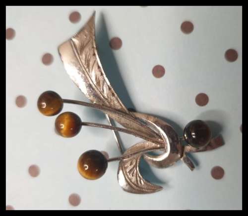 Vintage Silver Brooch Just for You