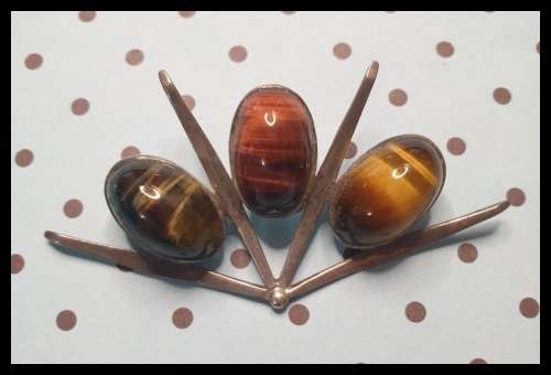 Vintage Silver Brooch Just for You