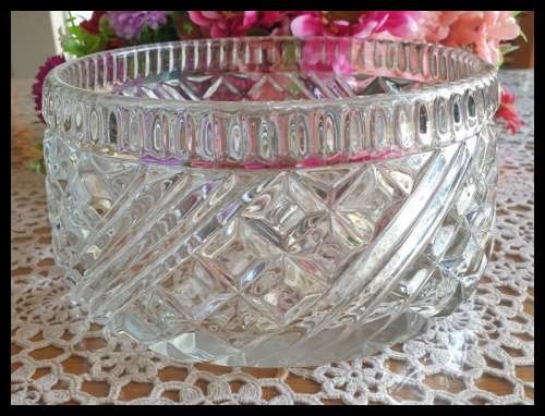 Beautifull  Heavy Crystal Bowl  Just for You