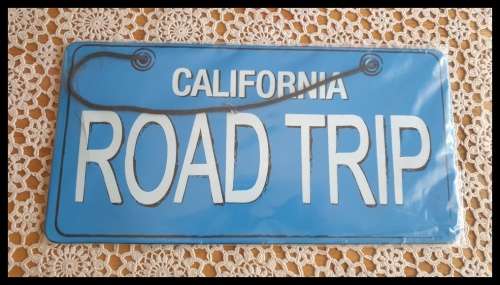 Metal Road Trip  Sign Just for You  - PURCHASED IN THE USA