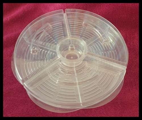 Clear Acrylic Appetizer Tray with Compartments  (L-AN)