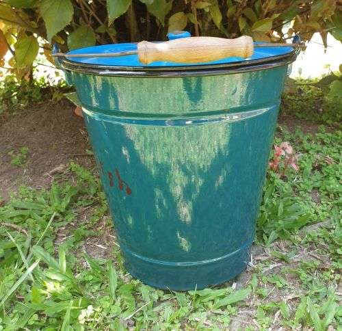 Vintage Enamel Bucket