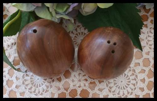 Wooden Salt and Pepper Set Just for You