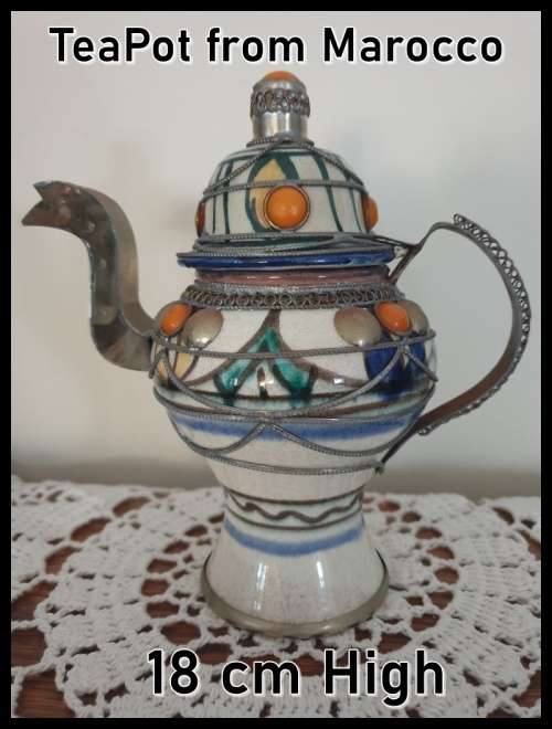 Terracotta TeaPot from Morocco