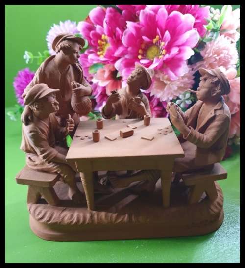 Grasso Italy Italian Terra Cotta Pottery Figurine