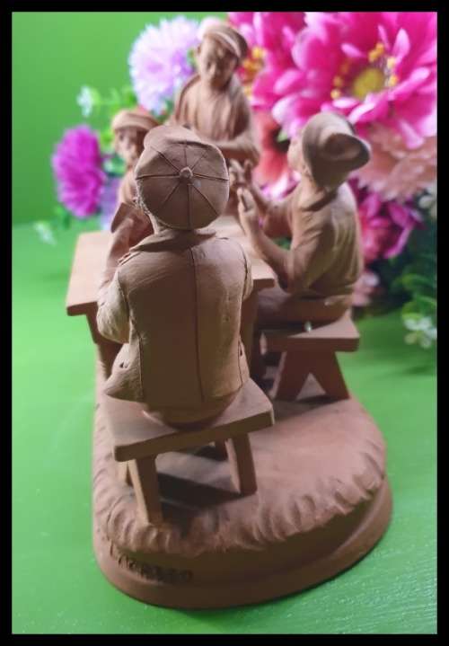 Grasso Italy Italian Terra Cotta Pottery Figurine