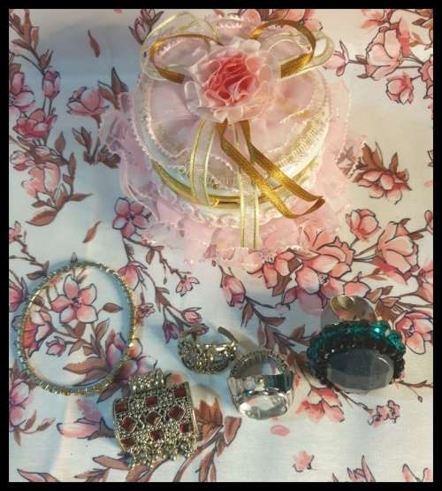 Jewelry  Box with some costume Jewelry