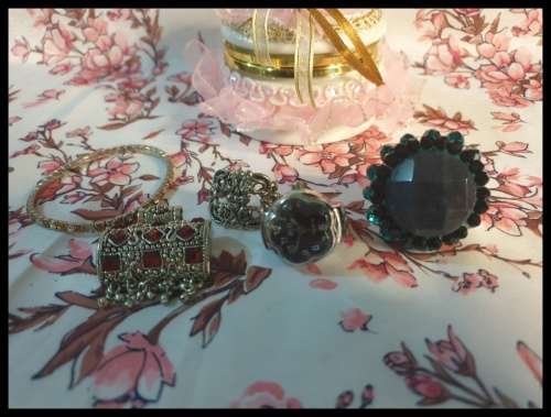 Jewelry  Box with some costume Jewelry