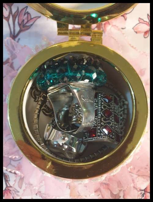 Jewelry  Box with some costume Jewelry
